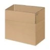 Dohe Boîtes d'Emballage à 4 Rabats - Dimensions 500x340x310mm - Carton Cannelé de 3mm - Résistant et Durable - Idéal pour