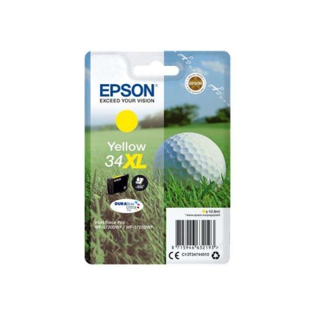 Epson T3474 (34XL) Jaune Cartouche d'encre Original - C13T34744010