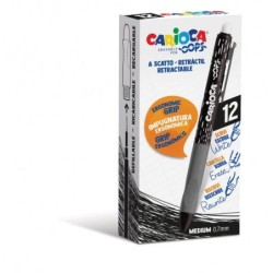 Carioca Oops Boligrafo Borrable Retractil - Tinta Termo Sensible - Empuñadura Ergonomica Triangular - Punta de Ø 0.7mm