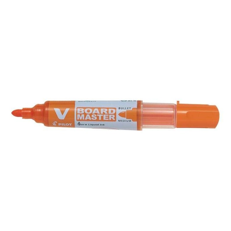 Pilot V-Board Master Begreen Rotulador para Pizarra Blanca - Punta Redonda 6mm - Trazo 2.3mm - 91% Plastico Reciclado