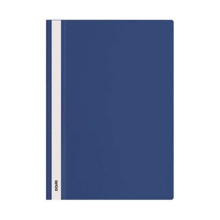 Dohe Report File with Fastener - A4 Size - Transparent Front Cover and Opaque Back - Made of Polypropylene