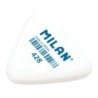Milan 428 Thick Triangular Eraser - Breadcrumb Type - Synthetic Rubber - White