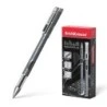 Erichkrause Megapolis Gel Ballpoint Pen with Gel Ink - 0.5mm Tip - Opaque Round Barrel - Ink Level Window - Colour Black