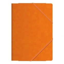 Dohe Elastic Folders with Three Flaps - Folio Size - Premium Quality Card - Laminated - Flat Elastic Closure