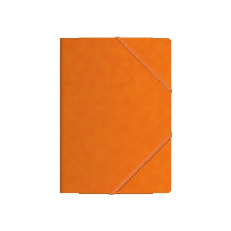 Dohe Carpetas de Gomas con Tres Solapas - Tamaño Folio - Cartulina de Primera Calidad - Plastificadas - Cierre de Gomas Planas