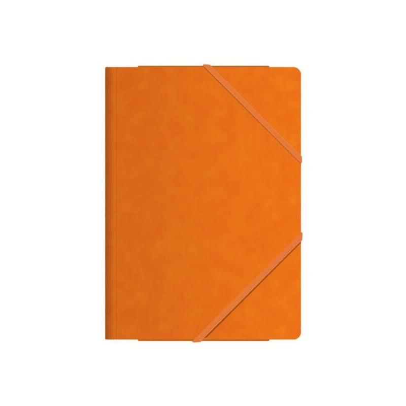 Dohe Chemises à Élastiques avec Trois Rabats - Format Folio - Carte de Première Qualité - Plastifiées - Fermeture à Élastiques