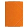 Dohe Elastic Folders with Three Flaps - Folio Size - Premium Quality Card - Laminated - Flat Elastic Closure
