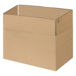 Dohe 4-Flap Packing Boxes - Size 600x400x290mm - 3mm Fluted Cardboard - Strong and Durable - Ideal for Shipping and Storage
