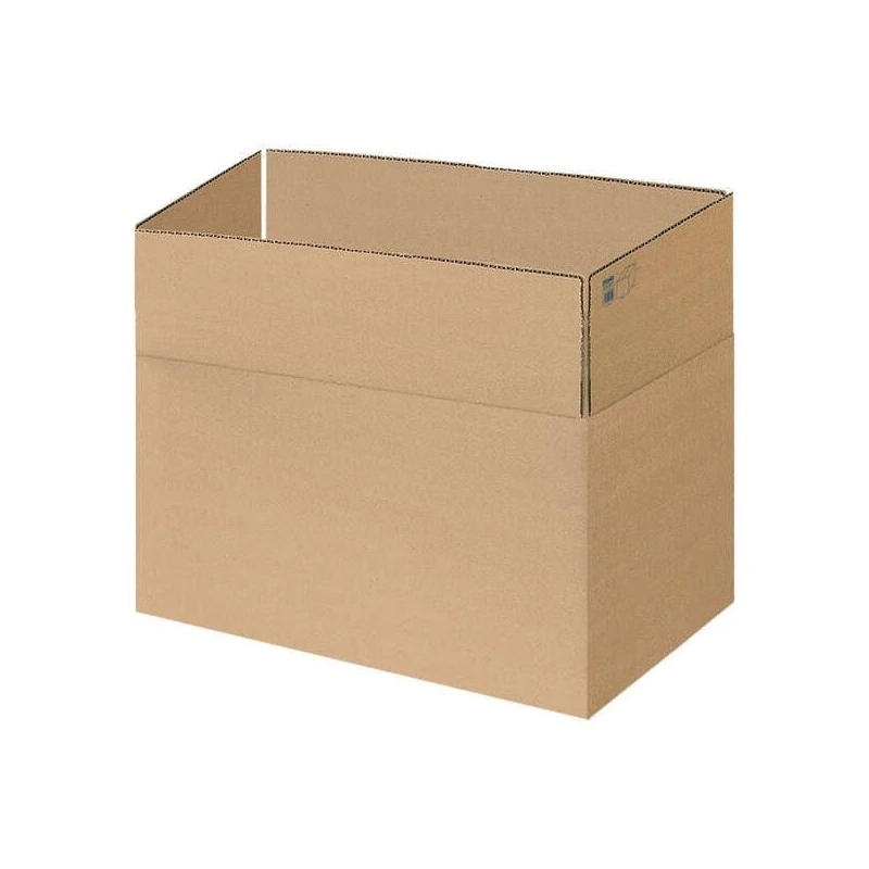 Dohe Boîtes d'Emballage à 4 Rabats - Dimensions 600x400x290mm - Carton Cannelé de 3mm - Résistant et Durable - Idéal pour