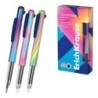 ErichKrause Colorcross Matic Cool Ray Boligrafo 3 en 1 - Punta de 0.7mm - Tinta Azul - Tinta Negra - Tinta Verde - Trazo 0.28mm