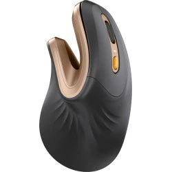 ProtoArc EM11 NL Raton Vertical Ergonomico Inalambrico - 2400 dpi - Bluetooth + 2.4Ghz - Bateria Recargable - Multidispositivo