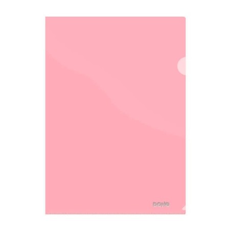 Dohe Dossier Uñero Premium Tamaño A4 - 210x297mm - Fabricado en Polipropileno Translucido de 180 Micras - Color Rojo
