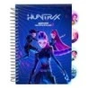 Safta K-Pop Demon Hunters Bloc de Notas - Formato A5 - 80 Hojas de 80 g/m2 - Espiral - Tapas Duras - 4 Separadores Interiores