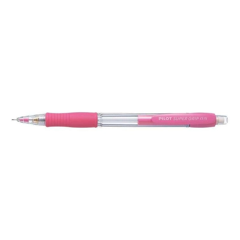 Pilot Porte-mines SuperGrip H185 - Trait 0.5mm - Mine HB - Corps Rose