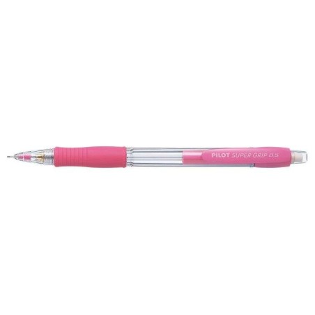 Pilot SuperGrip H185 Mechanical Pencil - 0.5mm Line - HB Lead - Pink Body