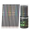 ErichKrause Galactic Graphite Pencil - HB Lead - Round Body - Easy to Blend - Assorted Colours
