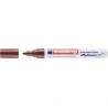 Edding 750 Permanent Marker - Round Tip - Line Width Between 2 and 4 mm - Opaque Ink - Quick Drying - Brown
