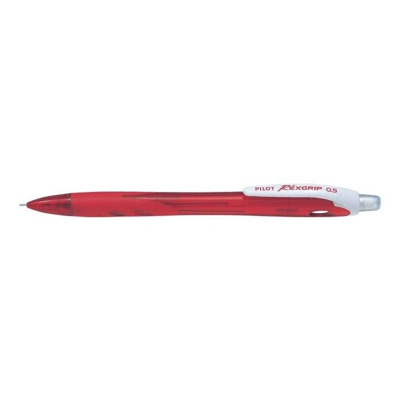 Pilot Rexgrip Begreen Portaminas 0.5mm - Mina HB - 71,9% Plastico Reciclado - Cuerpo Color Rojo
