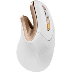 ProtoArc EM11 NL Raton Vertical Ergonomico Inalambrico - 2400 dpi - Bluetooth + 2.4Ghz - Bateria Recargable - Multidispositivo