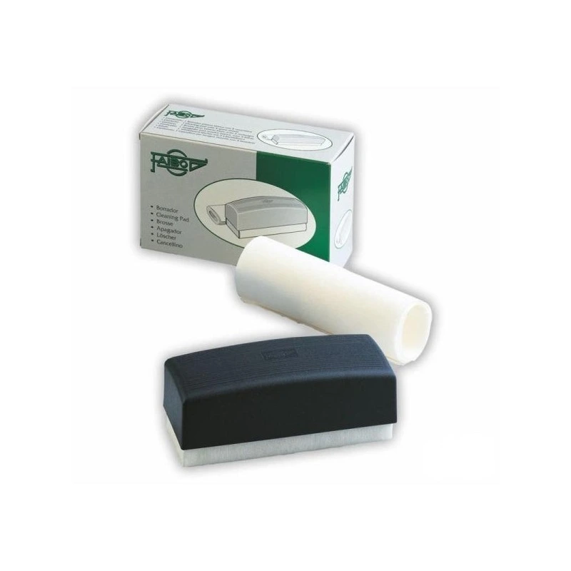 Faibo Borrador para Pizarra Blanca Magnetico - Con 5 Hojas Intercambiables - Con Empuñadura de Plastico