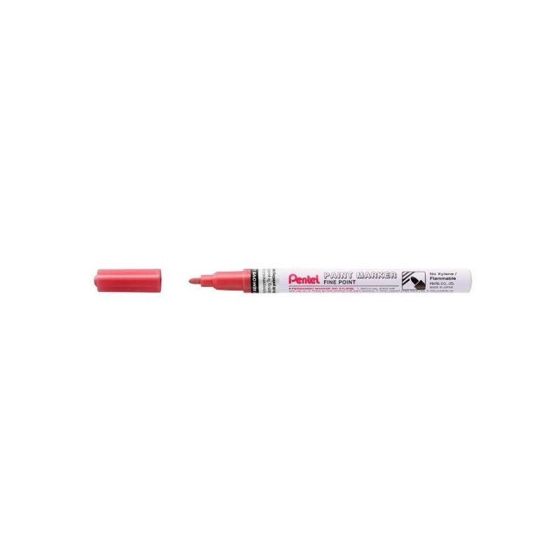Pentel Paint Marker Marqueur Peinture - Pointe Fine 2.9mm - Permanent sur Toutes les Surfaces - Résistant à la Lumière et à