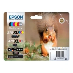 Epson 378XL/478XL Pack de 6 Cartuchos de Tinta Originais - C13T379D4010