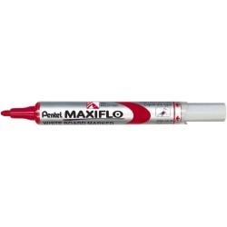 Pentel Maxiflo Marcador para Quadro Branco - Regulação do Fluxo de Tinta - Ponta Ogival - Largura de Linha 2mm - 50% de