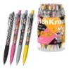 ErichKrause Butterfly Positive Vibe Mechanical Pencil - 0.7mm HB Lead - Built-in Eraser - Ergonomic - Assorted Colours