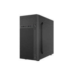Natec Helix Caja Mini Torre MiniATX - Compatible Micro-ATX y Mini-ITX - 2xUSB 3.0, 2xUSB2.0 y 2xMiniJack - Color Negro