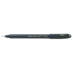 Pilot Super Color Marqueur Permanent Ultra Fin - Pointe en Polyacétal 1mm - Sans Xylène - Coloris Noir