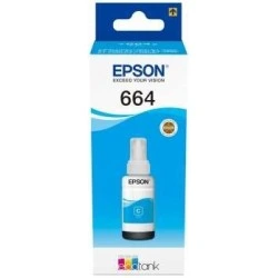 Epson T6642 Cyan Botella de Tinta Original - C13T664240