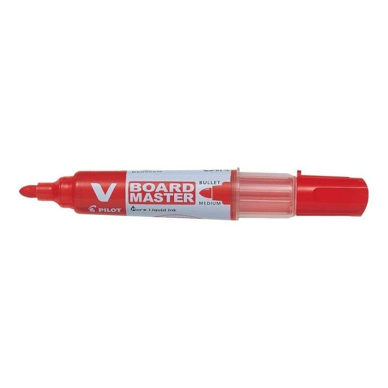 Pilot V-Board Master Begreen Marcador para Quadro Branco - Ponta Redonda 6mm - Traço 2.3mm - 91% Plástico Reciclado