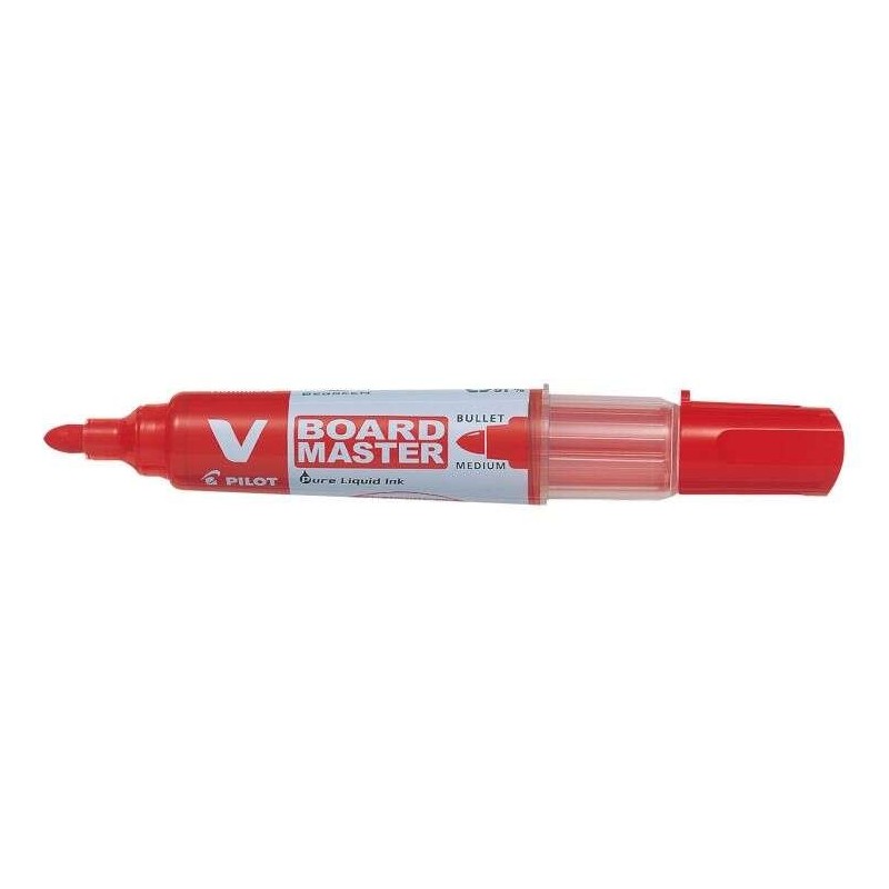 Pilot V-Board Master Begreen Rotulador para Pizarra Blanca - Punta Redonda 6mm - Trazo 2.3mm - 91% Plastico Reciclado