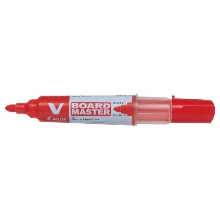 Pilot V-Board Master Begreen Rotulador para Pizarra Blanca - Punta Redonda 6mm - Trazo 2.3mm - 91% Plastico Reciclado