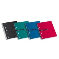 Enri Status A5+ Europeanbook - Tapa Extradura Resistente - Formato A5+ - Cuaderno con 120 Hojas - Cuadricula 5x5 - Colores