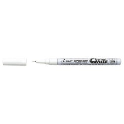 Pilot Super Color Rotulador Permanente Fino - Punta de 1mm de Poliacetal - Tinta muy Densa y Opaca - Cuerpo Metalico - Color