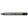 Pilot Marcador Permanente 400 - Ponta Biselada 4,5mm - Traço 4mm - Cor Preta