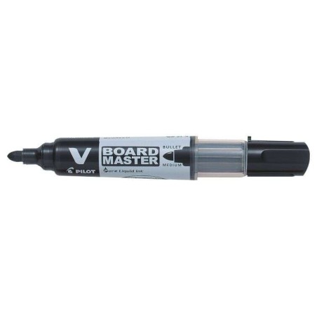 Pilot V-Board Master Begreen Whiteboard Marker - 6mm Round Tip - 2.3mm Line Width - 91% Recycled Plastic - Refillable - Black