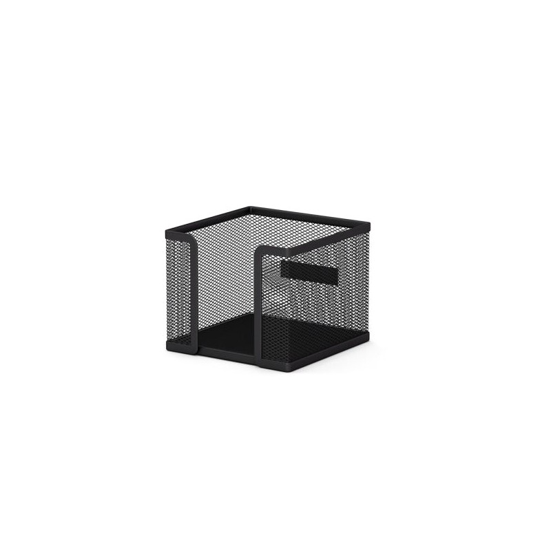 ErichKrause Compass Porta-notas de Secretária - Malha de Metal - 99x99x80mm - Cor Preto