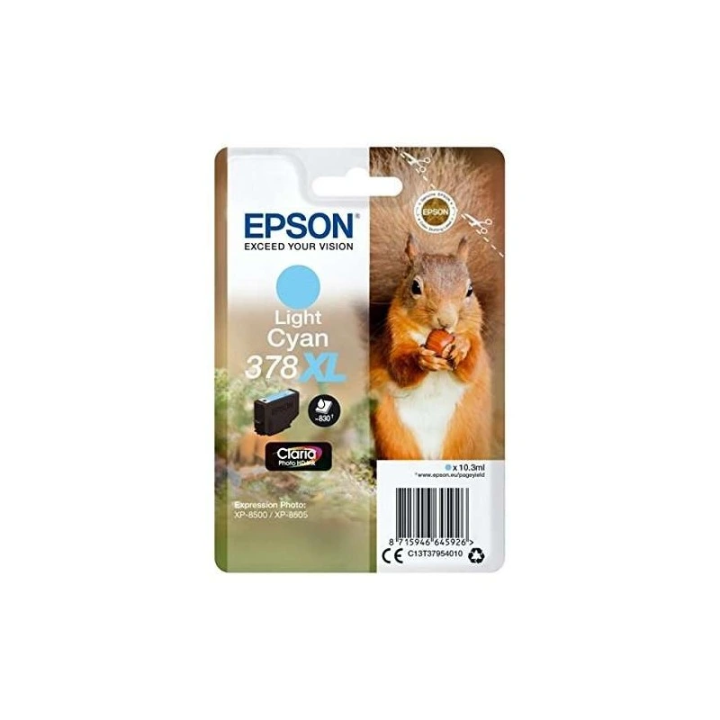 Epson 378XL Ciano Claro Cartucho de Tinta Original - C13T37954010
