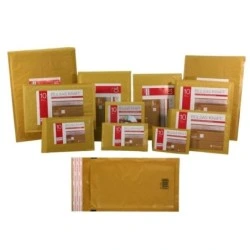 Bismark Enveloppe Matelassée Kraft Nº15 220x265mm - Revêtement Intérieur en Film à Bulles d'Air - Fermeture Autoadhésive
