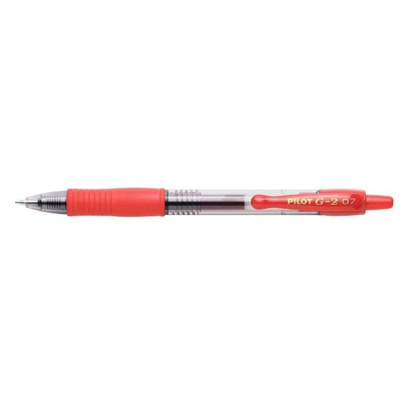 Pilot Esferográfica de Gel G2 Rollerball Retrátil - Recarregável - Ponta de Esfera Redonda 0.7mm - Traço 0.32mm - Grip