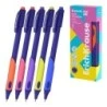 ErichKrause ErgoLine Kids Stylo Rétractable - Ergonomique pour Gauchers - Encre Bleue - Trait 0.25mm - Couleurs Assorties