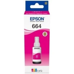 Epson T6643 Magenta Original Ink Bottle - C13T664340