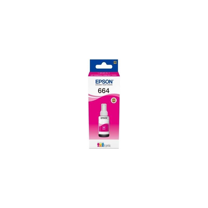 Epson T6643 Bouteille d'encre magenta originale - C13T664340