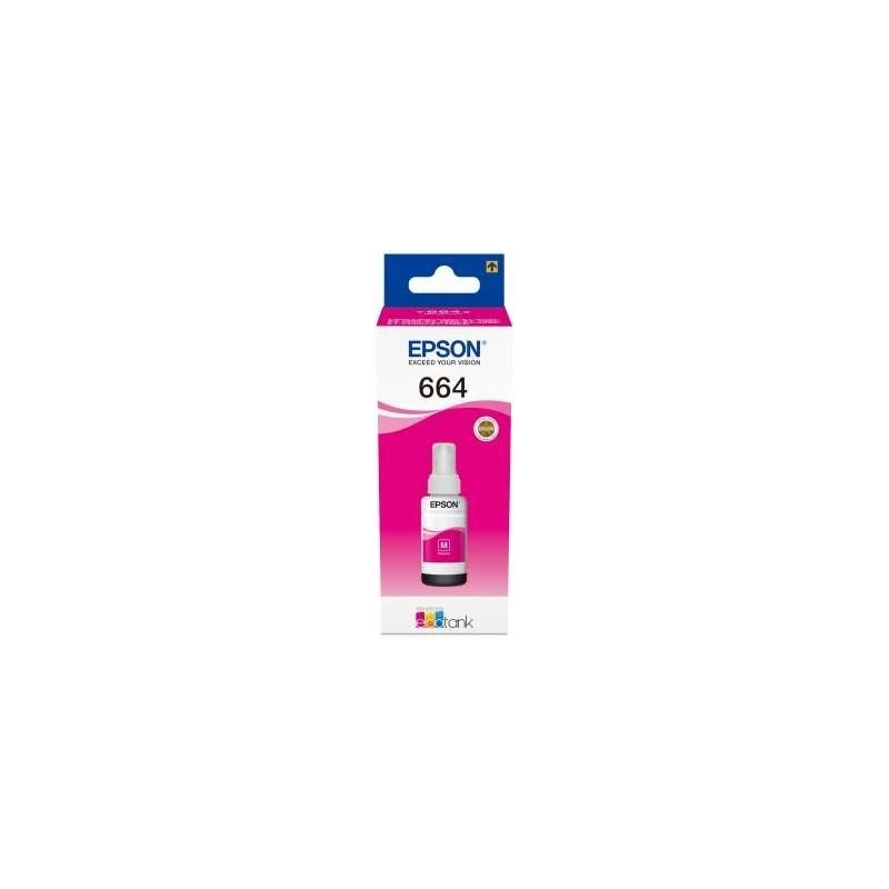 Epson T6643 Bouteille d'encre magenta originale - C13T664340