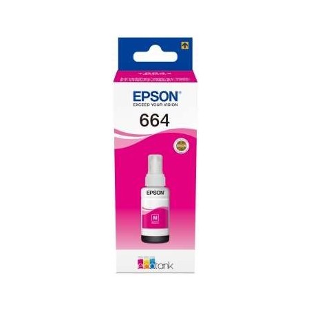 Epson T6643 Bouteille d'encre magenta originale - C13T664340