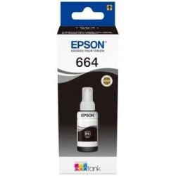 Frasco de tinta original preto Epson T6641 - C13T664140
