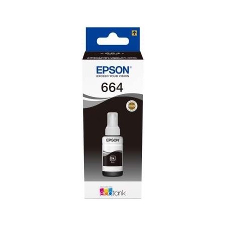 Epson T6641 Black Original Ink Bottle - C13T664140