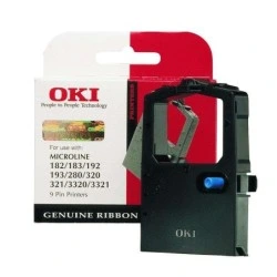 OKI ML182/ML280/ML3320 Negra Ruban Matricial Original - 09002303
